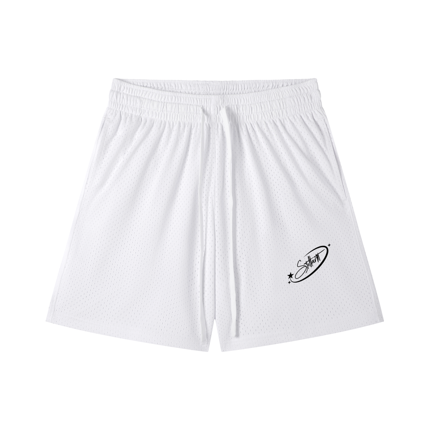 Mesh Drawstring Shorts