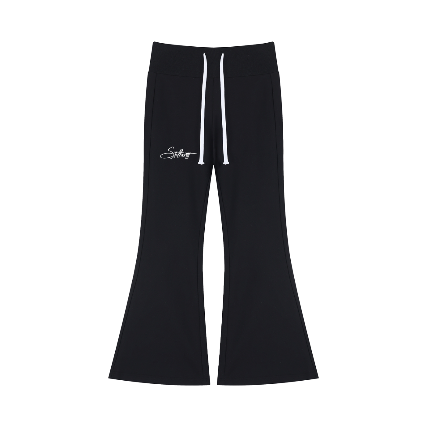 Women's Drawstring Flared Leg Pants