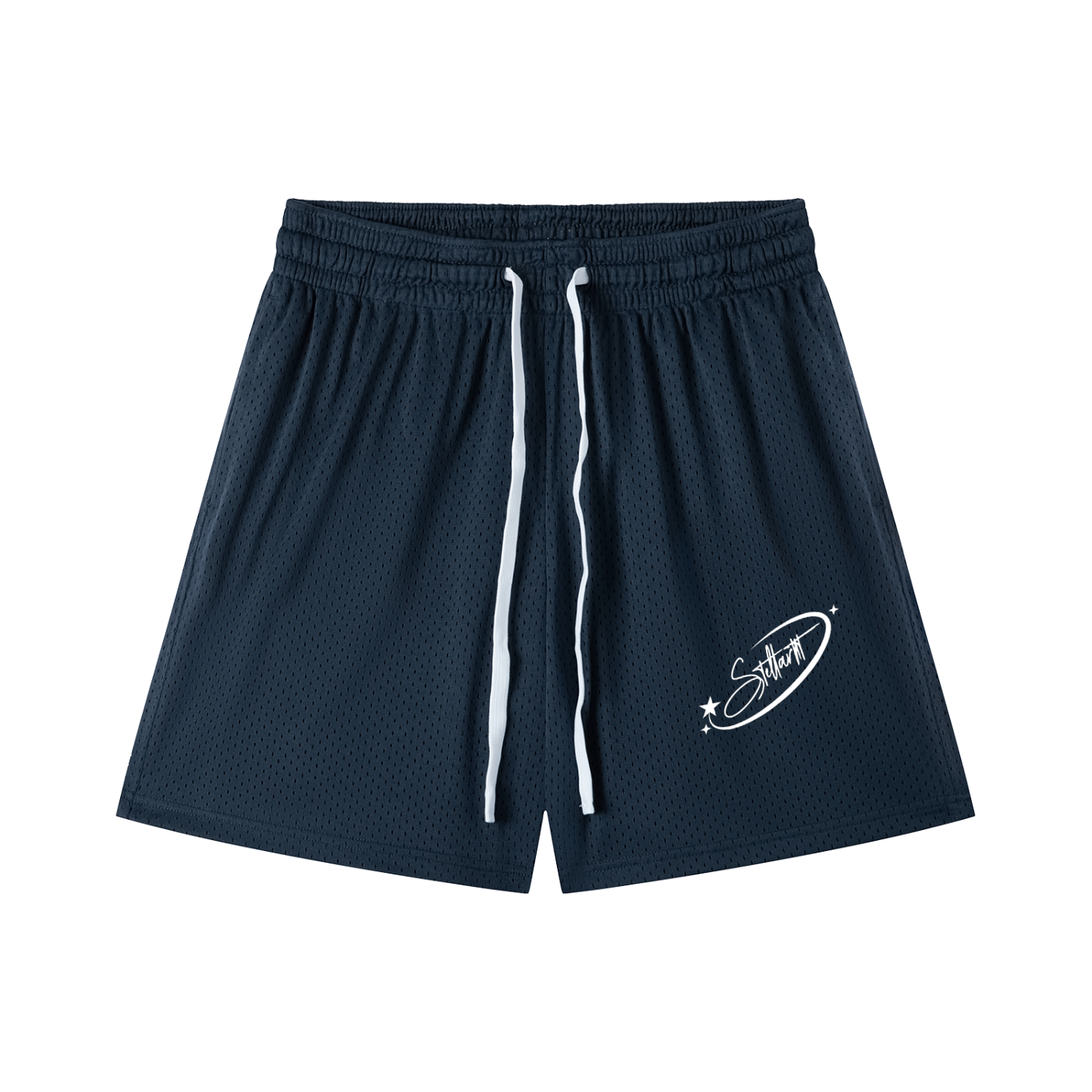 Mesh Drawstring Shorts