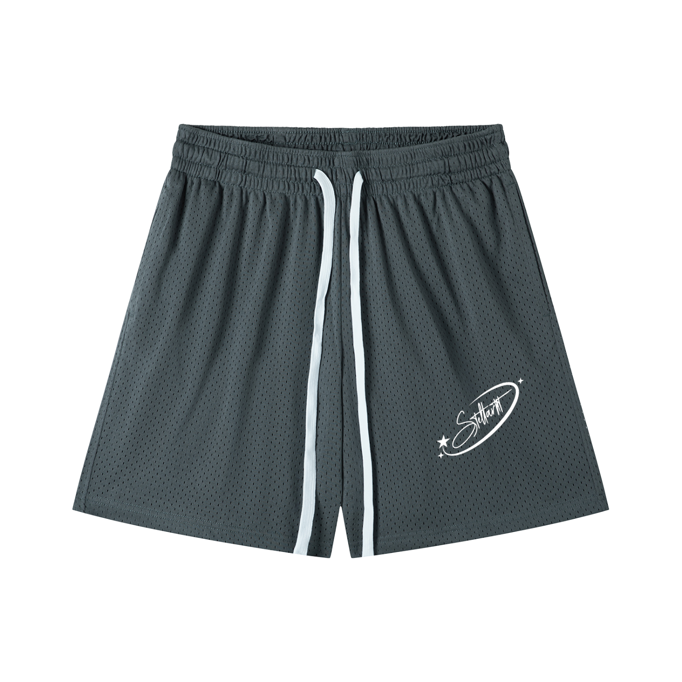 Mesh Drawstring Shorts